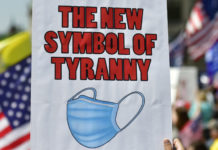 Now Is The Time For Americans To Rebel Against Lockdowns, Mask Laws And Forced Vaccination mask tyranny