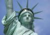 Give Us Your Huddled Masses Yearning to Be Vaccinated statue